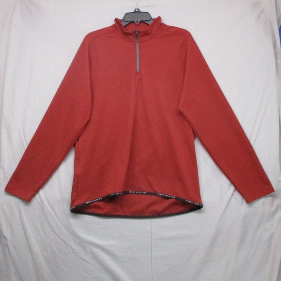 Perry Ellis Other - Perry Ellis 360‎ Long Sleeve Shirt Quarter Zip Burgundy Red Men Size | L